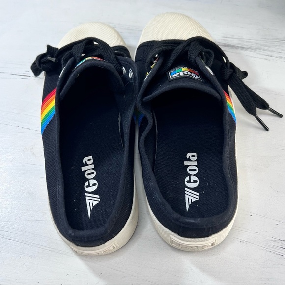 Gola Classics Women's Coaster Rainbow Mule Plimsolls, Rainbow and Black, Size 7 - Picture 3 of 9